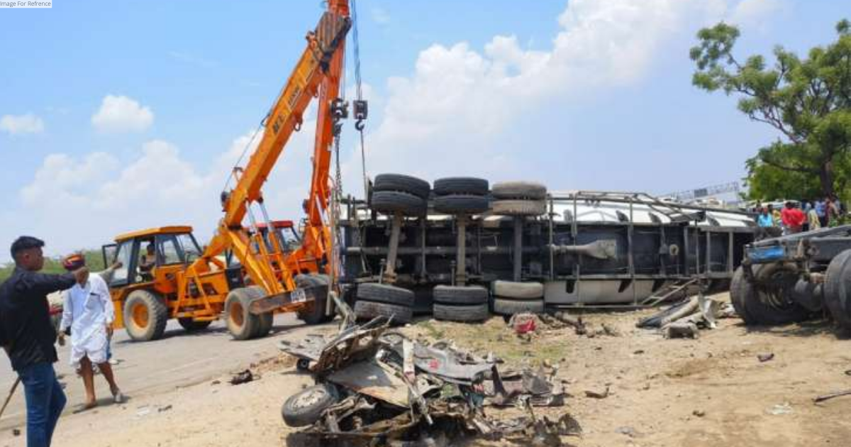 Rajasthan: 8 killed, including 3 children as tanker truck overturns on car on Jaipur-Ajmer highway